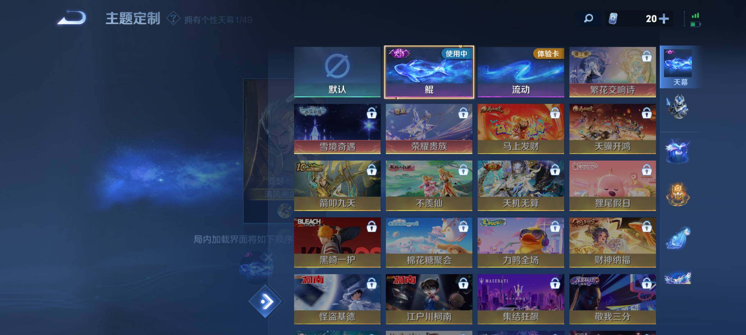 WZQM4309213王者荣耀账号详情图9