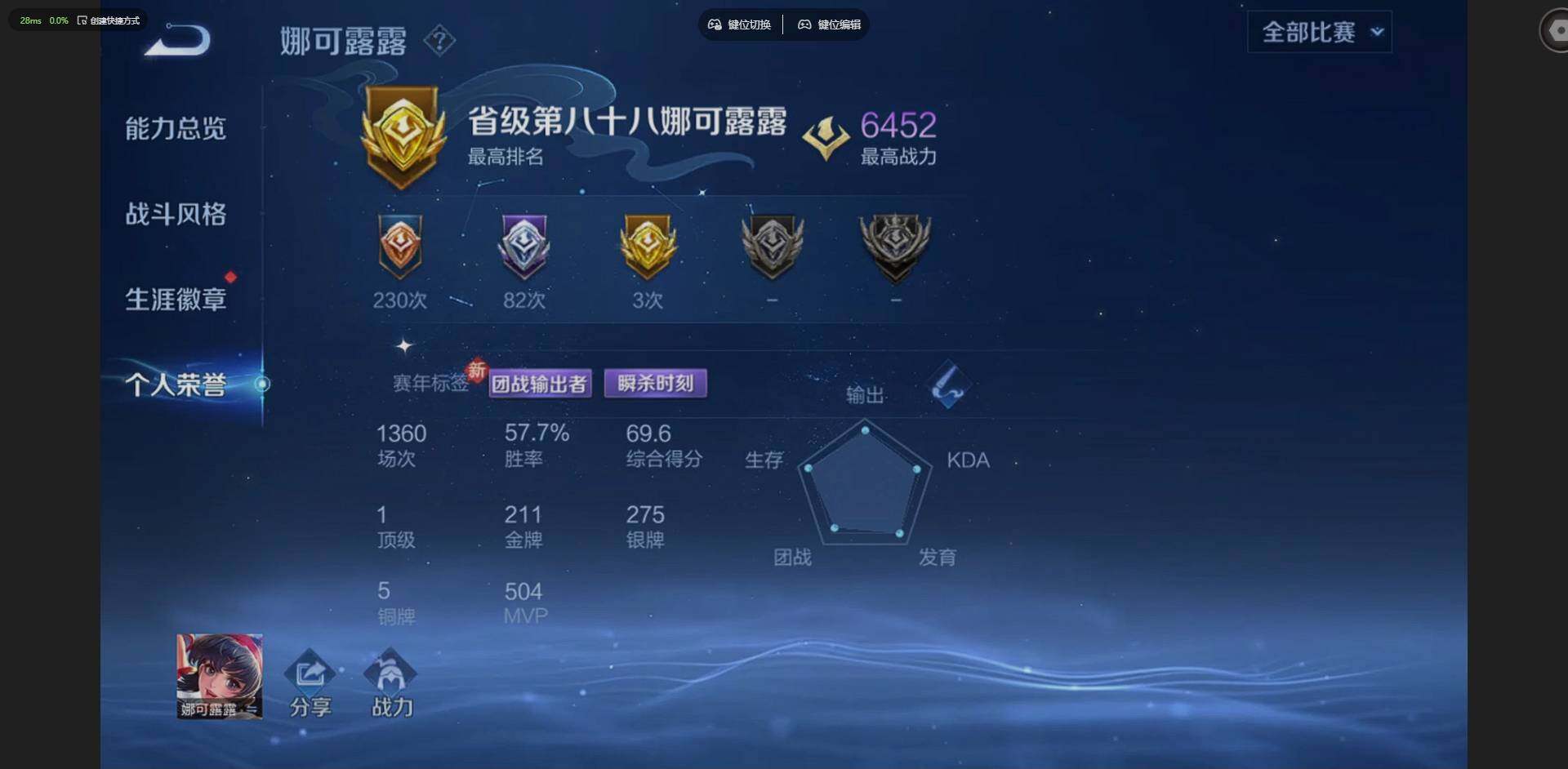 WZLX4274109王者荣耀账号详情图6