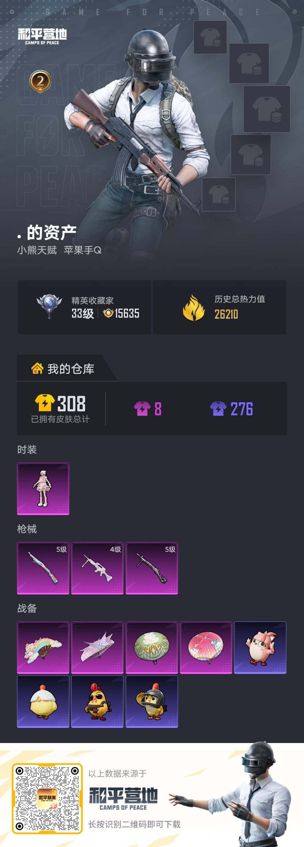 HPLE4154811和平精英账号详情图4