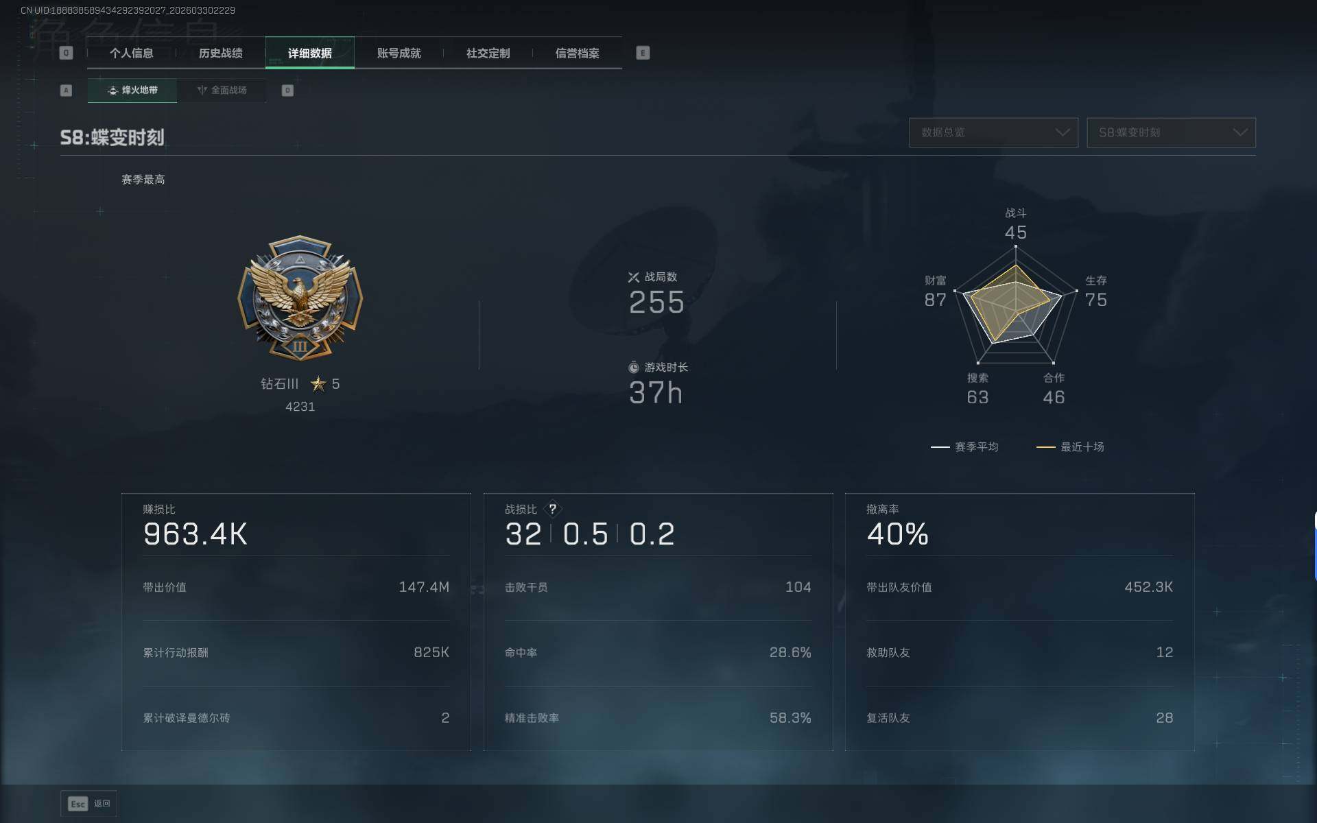 SJZQM484771三角洲行动账号详情图5