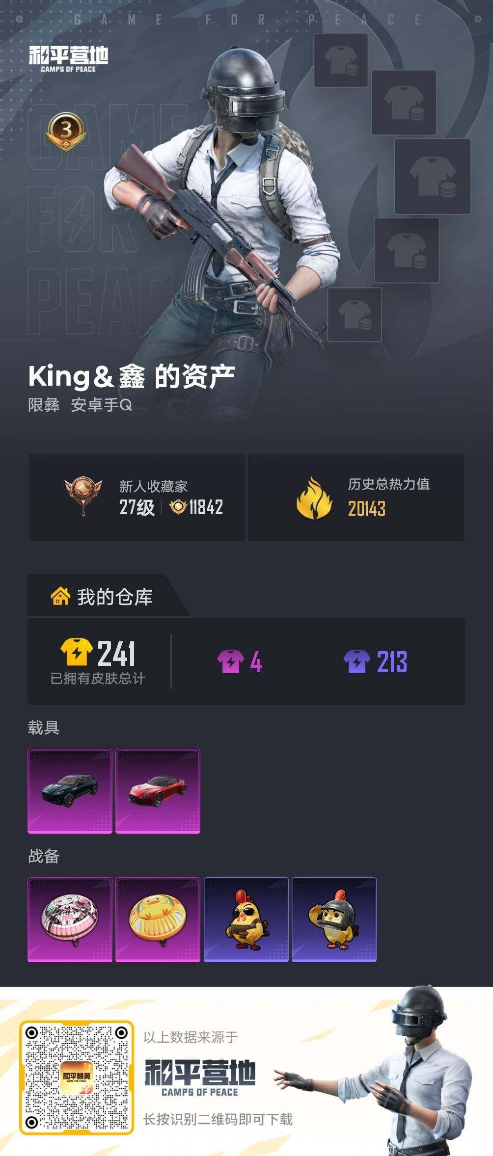 HPLX4153229和平精英账号详情图4