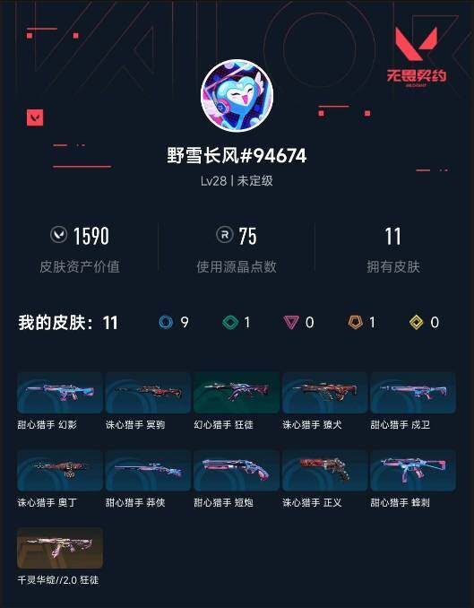 WWQEY426195无畏契约账号详情图3