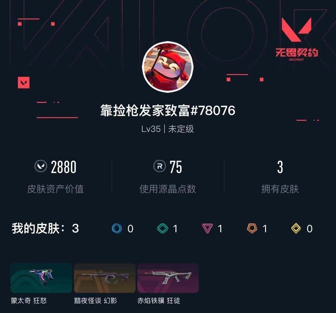 WWQXL426178无畏契约账号详情图3