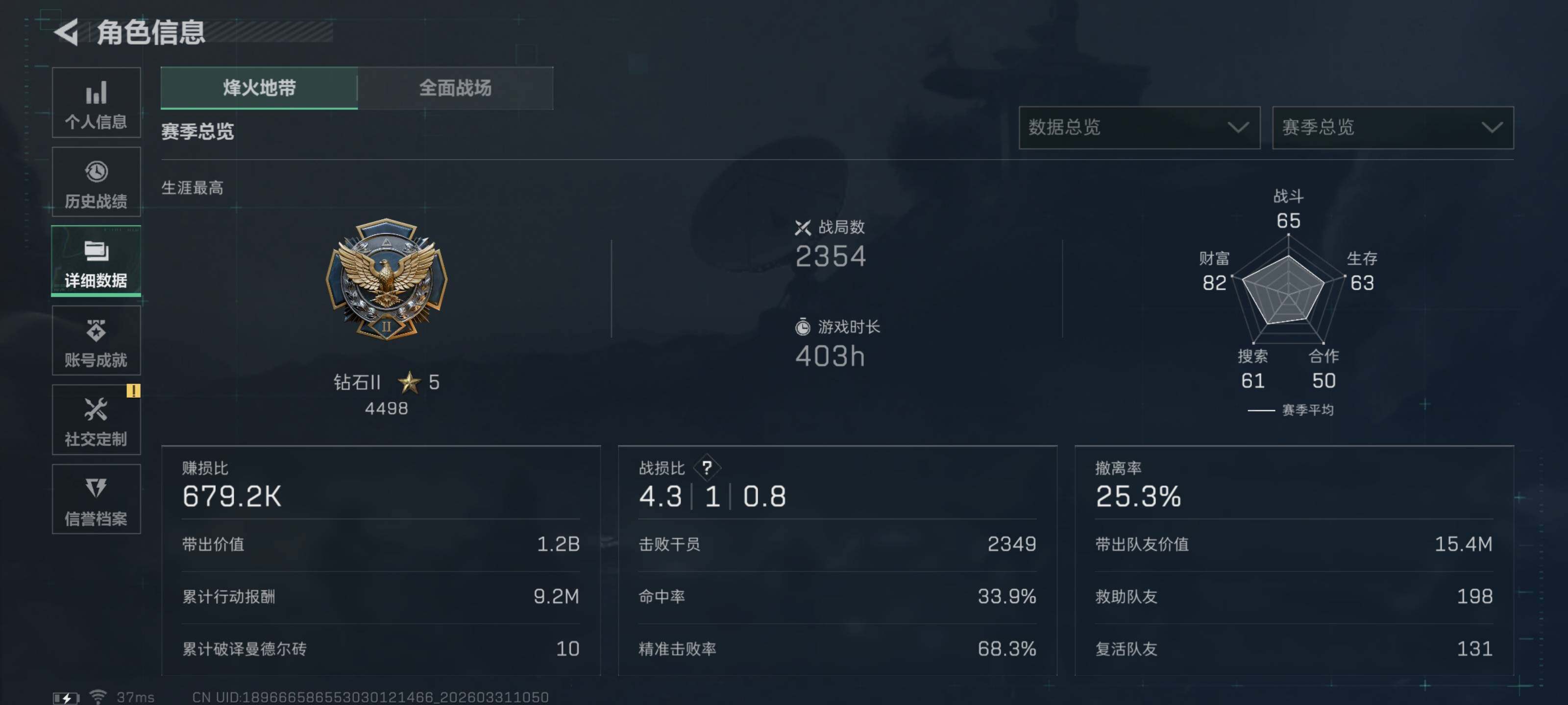 SJZQM485127三角洲行动账号详情图7