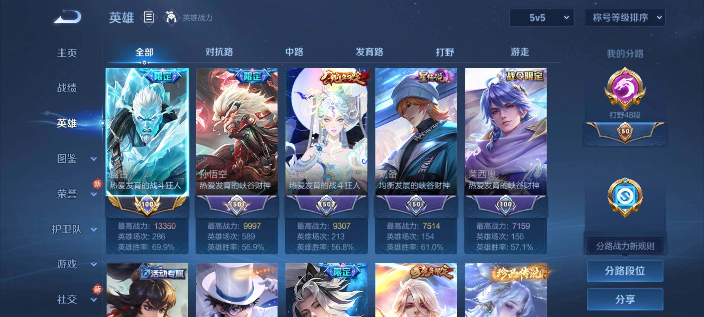 WZCMY4275963王者荣耀账号详情图5