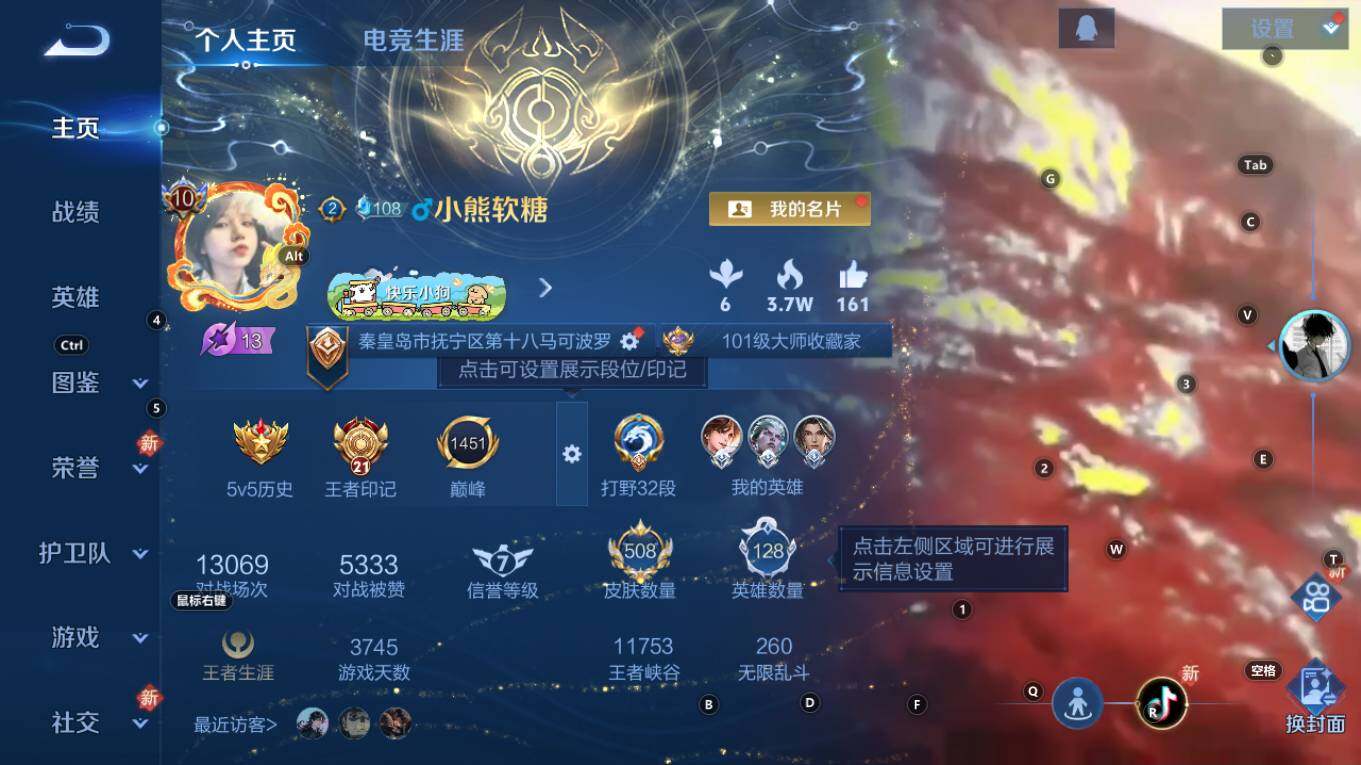 WZQM4280403王者荣耀账号详情图3