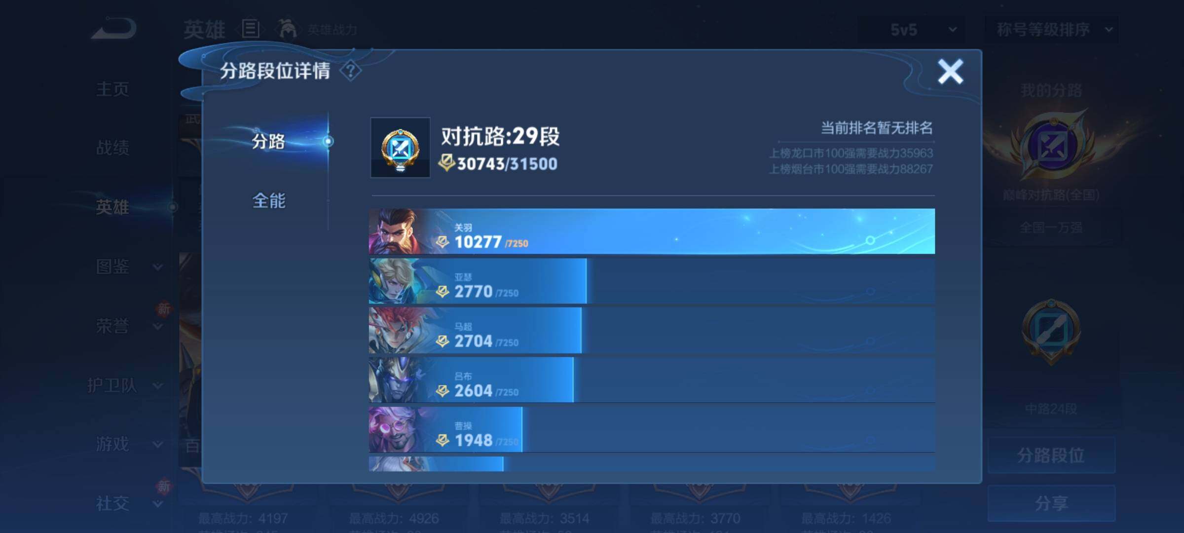 WZCMY4273299王者荣耀账号详情图5