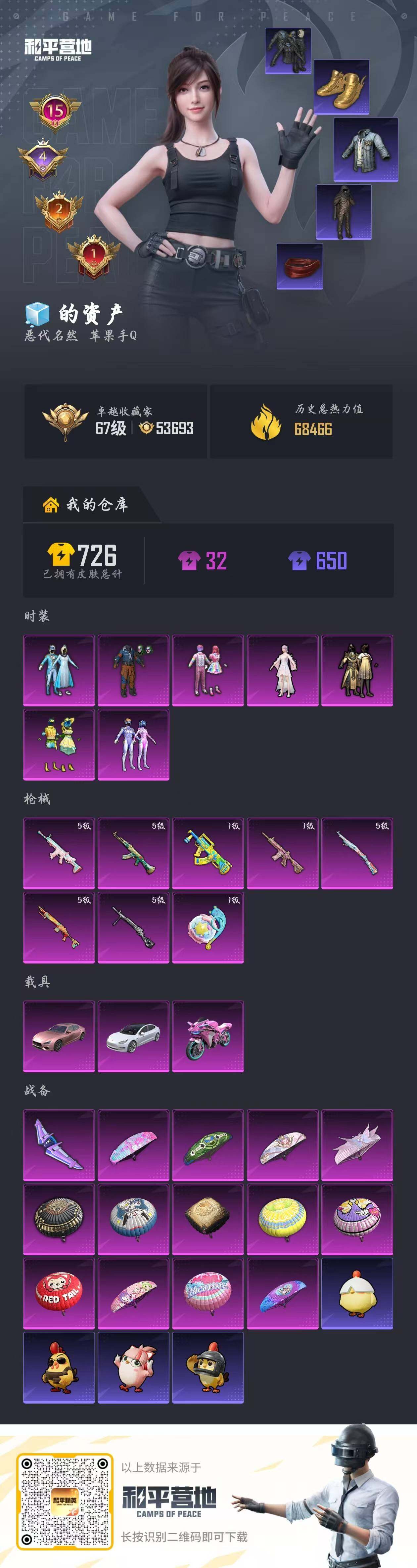 HPQM4153496和平精英账号详情图7