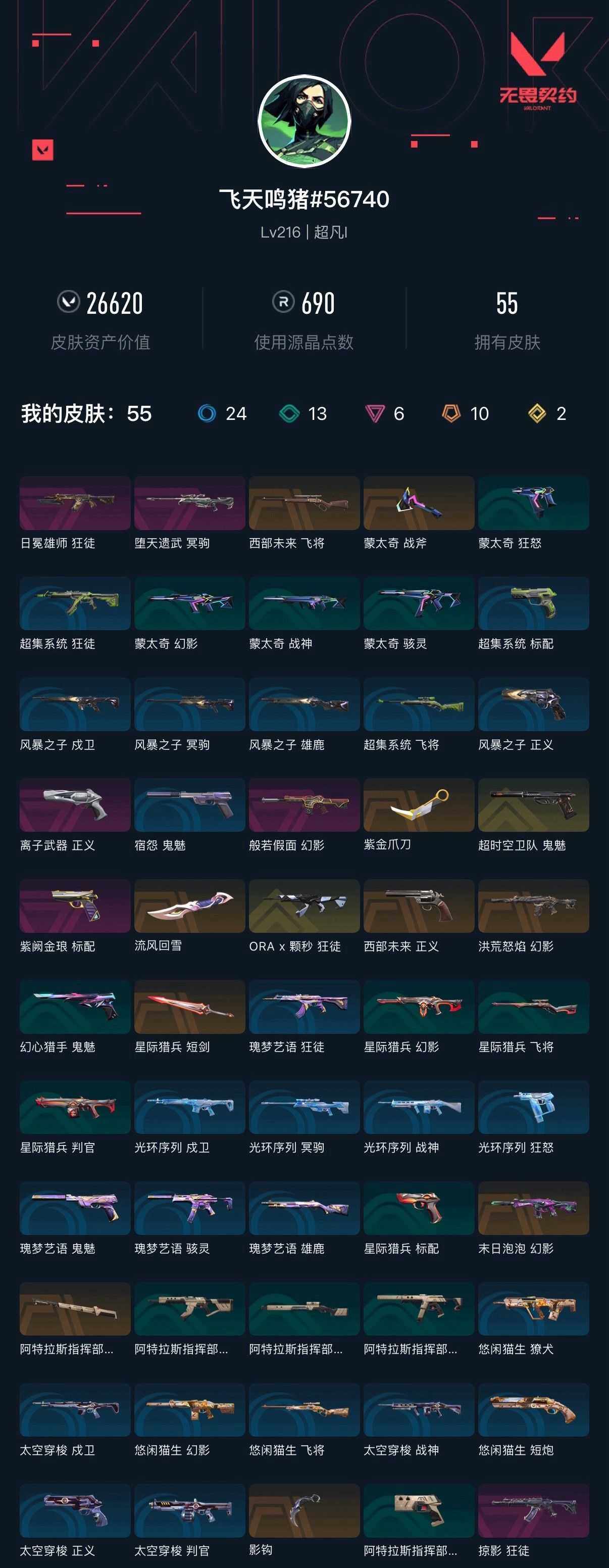 WWQXL426354无畏契约账号详情图4