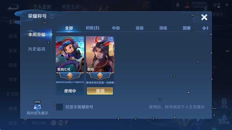 WZLX4274316王者荣耀账号详情图9