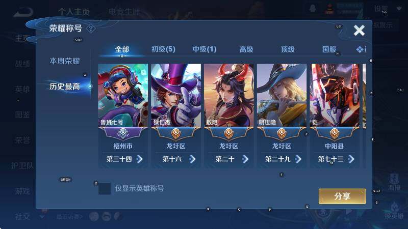 WZLX4274316王者荣耀账号详情图10