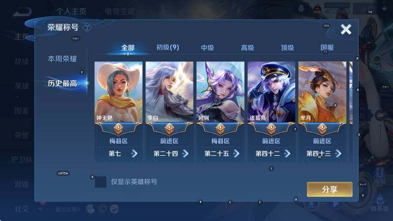 WZLX4274345王者荣耀账号详情图7