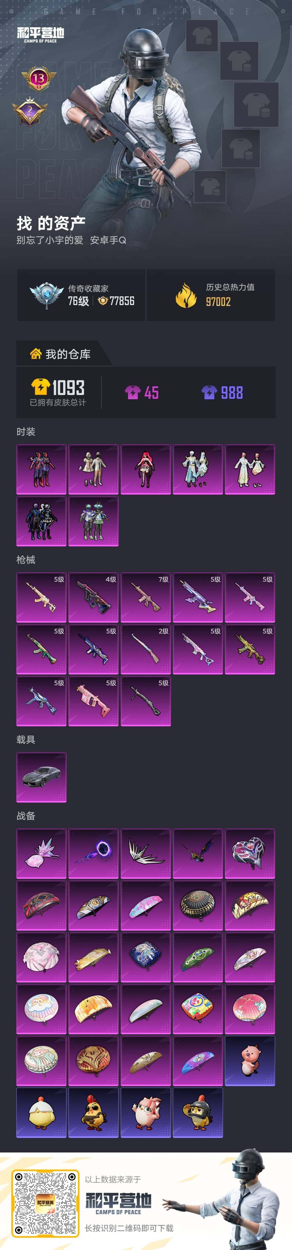 HPLX4156294和平精英账号详情图7