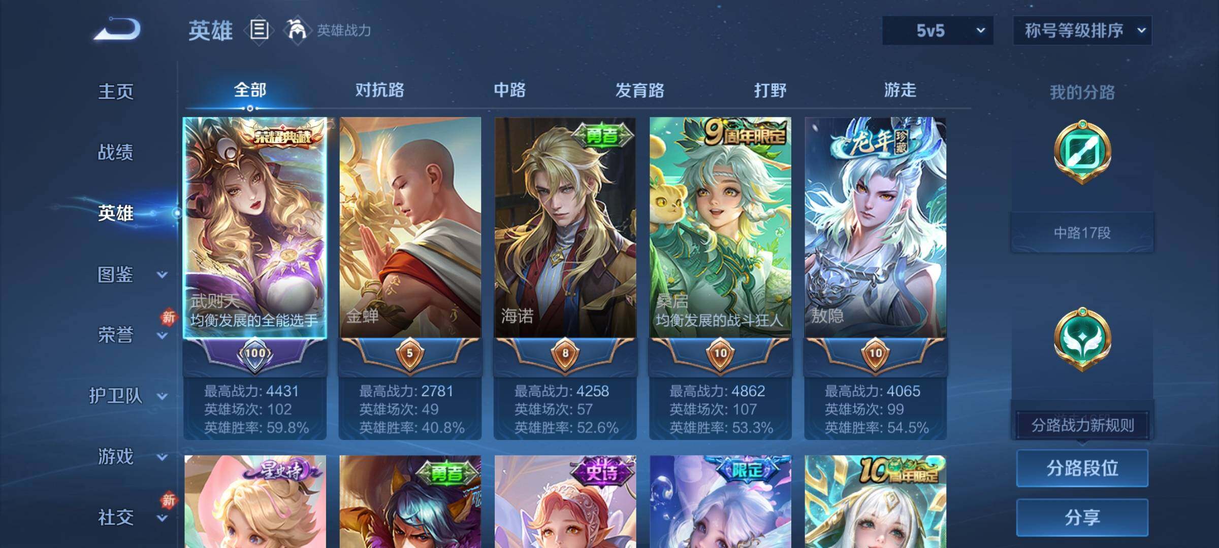 WZLX4275979王者荣耀账号详情图3