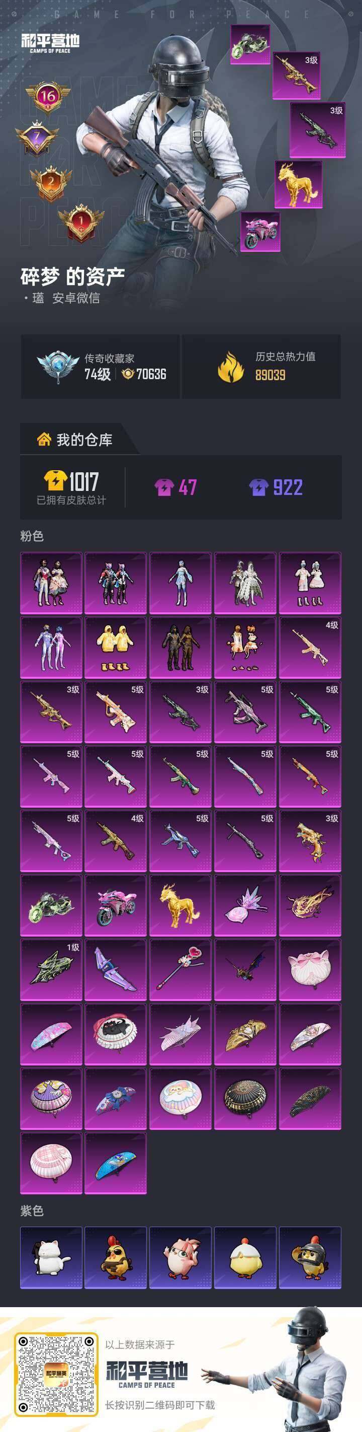 HPLE4157730和平精英账号详情图9