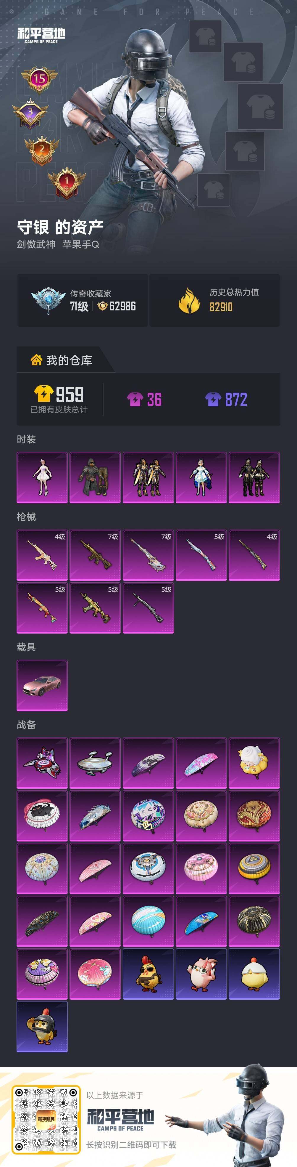 HPLE4154970和平精英账号详情图6