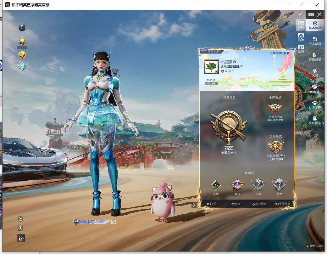 HPLE4154175和平精英账号详情图4