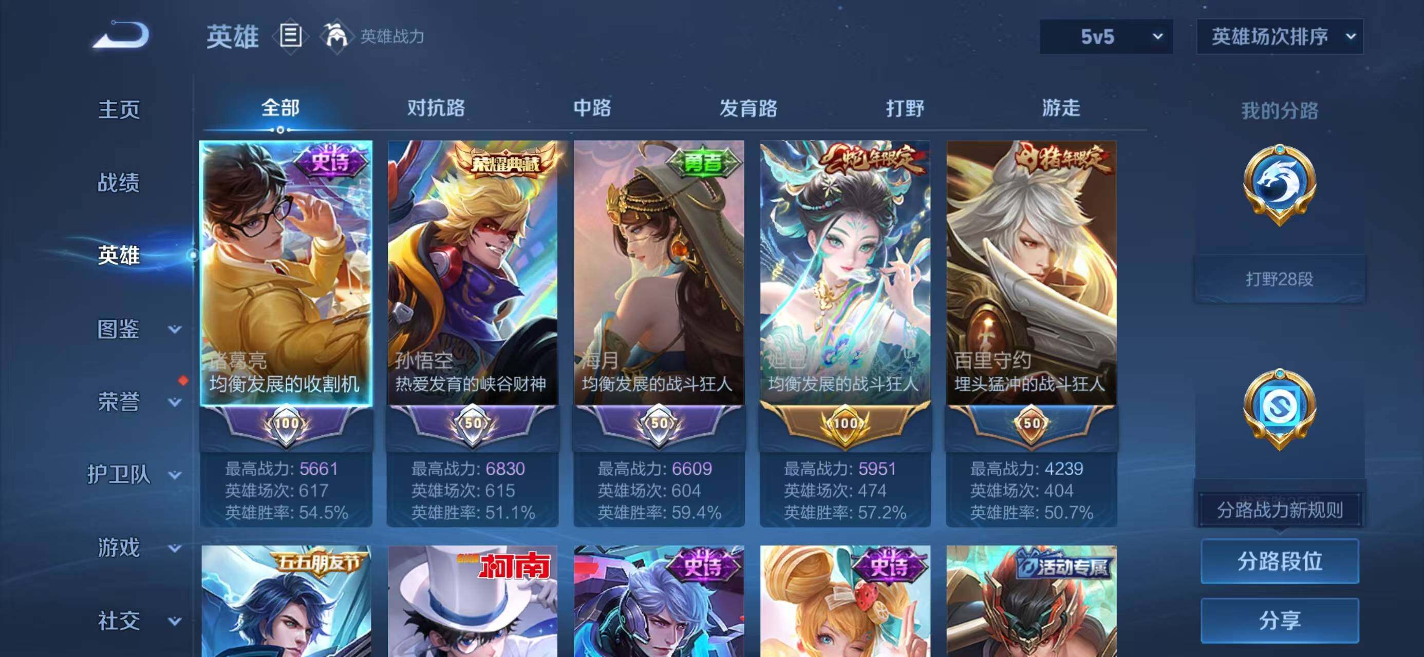 WZLX4274425王者荣耀账号详情图3