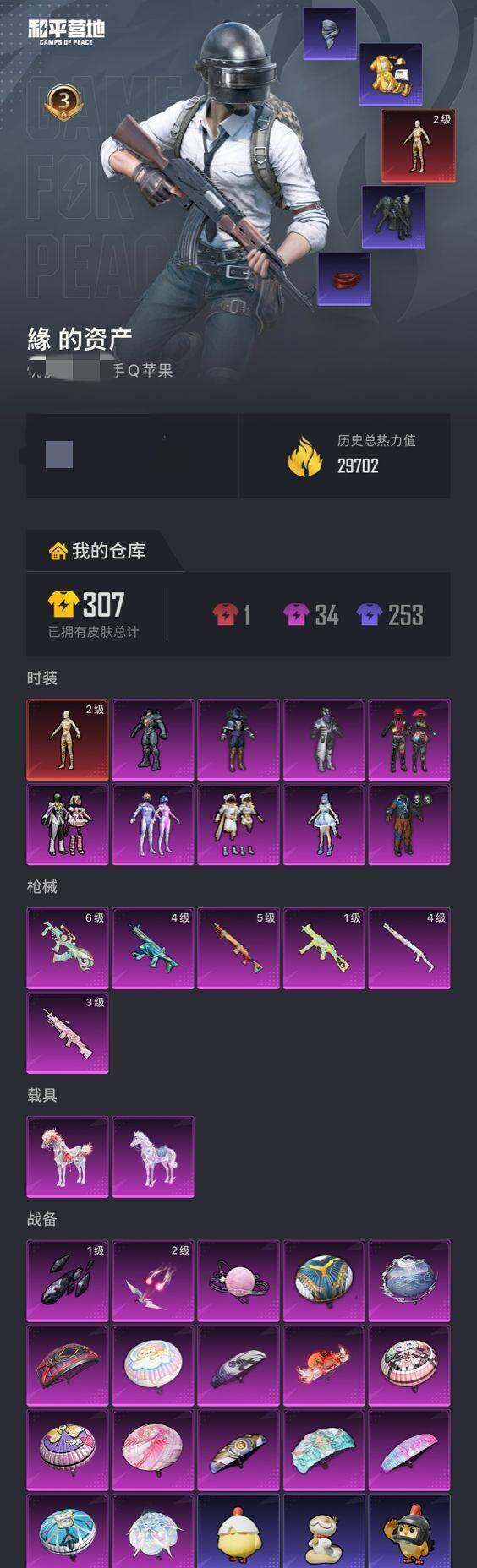 HPQM4153489和平精英账号详情图5