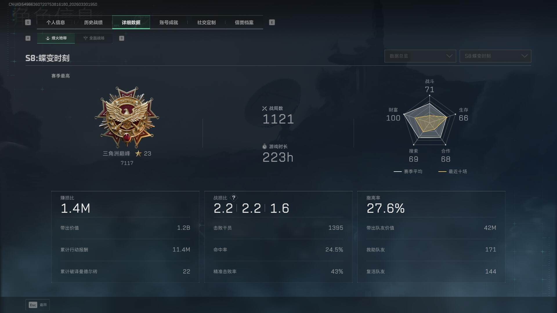 SJZEY486119三角洲行动账号详情图10 SJZEY486119三角洲行动账号详情图10