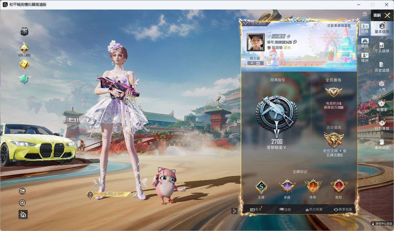 HPLX4157733和平精英账号详情图4