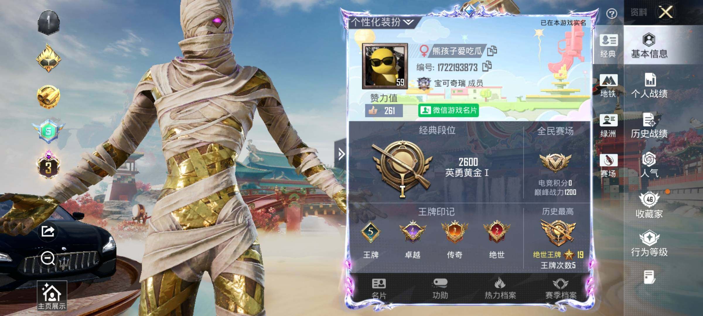 HPQM4154444和平精英账号详情图6