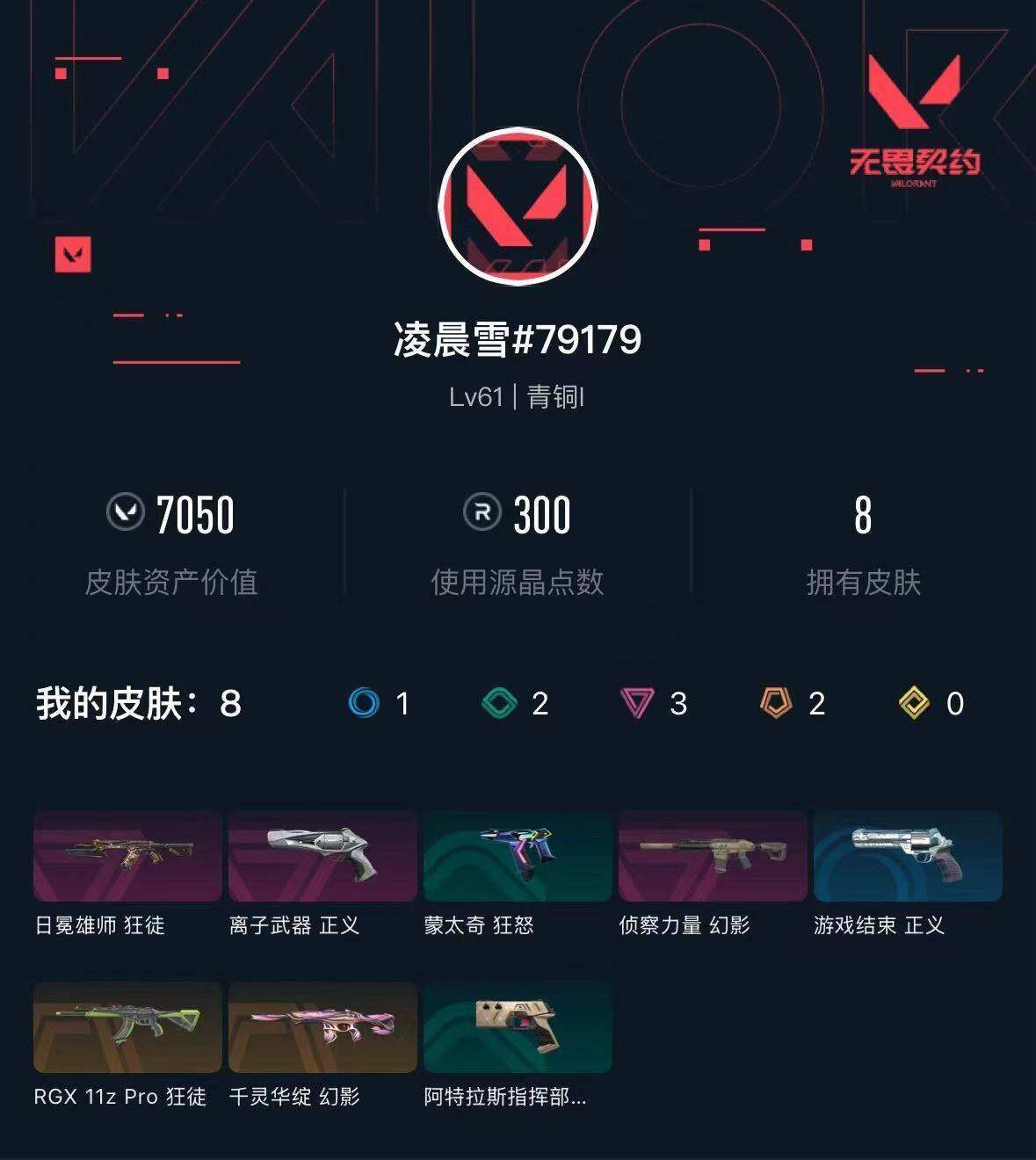 WWQXL426681无畏契约账号详情图3