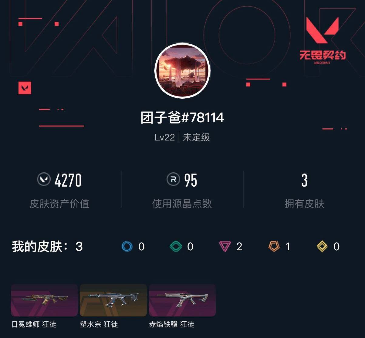 WWQXL426692无畏契约账号详情图3 WWQXL426692无畏契约账号详情图3