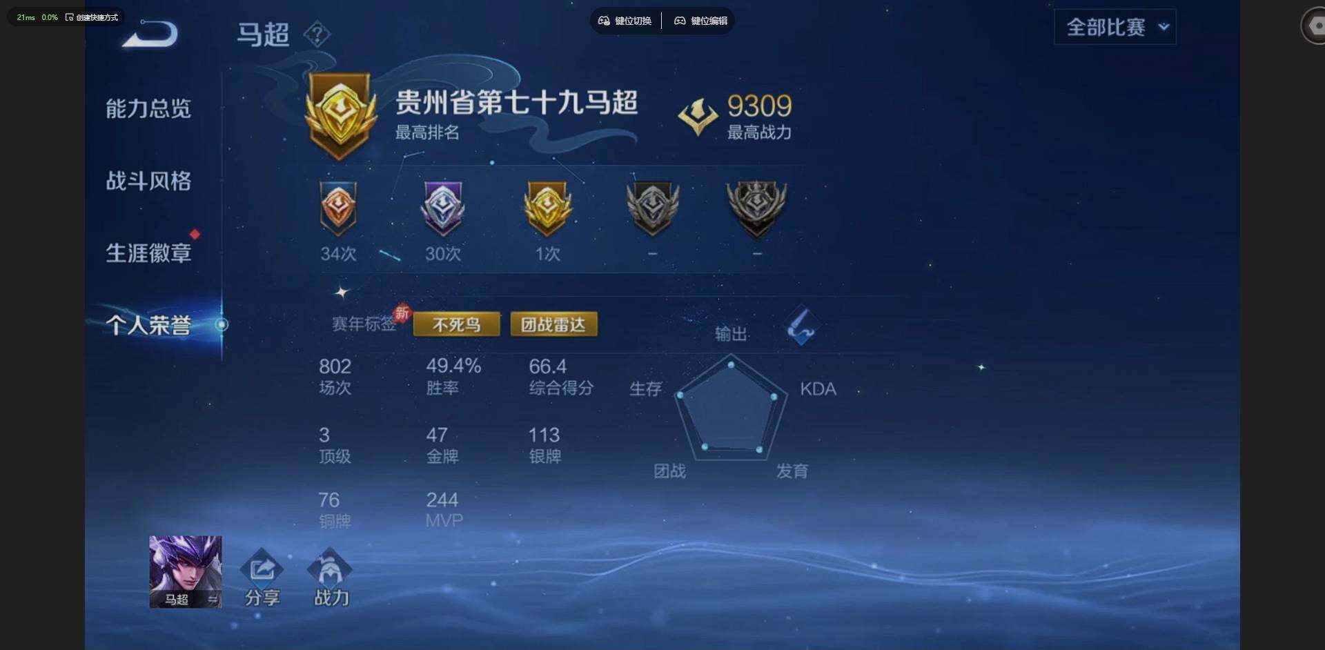 WZQM4278127王者荣耀账号详情图6