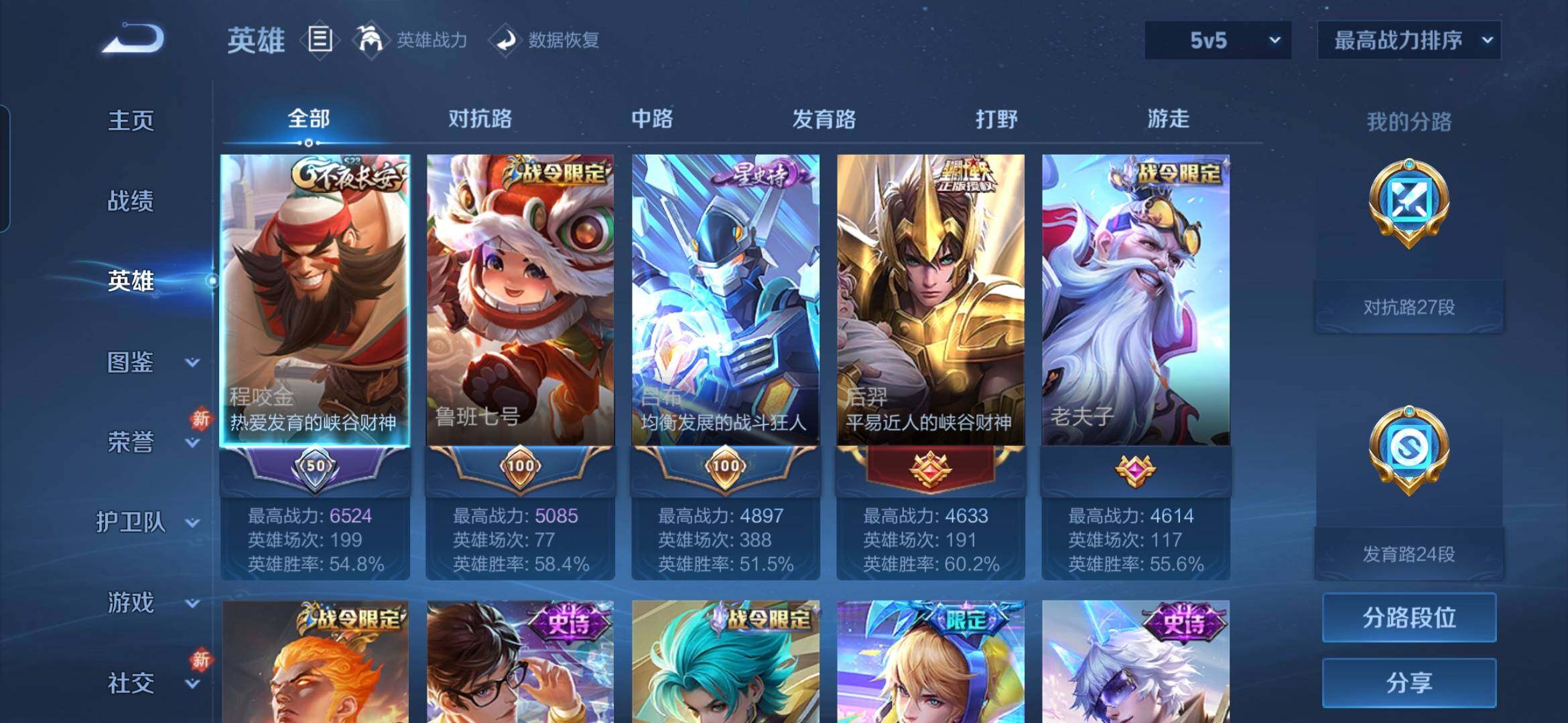 WZDN4275271王者荣耀账号详情图5