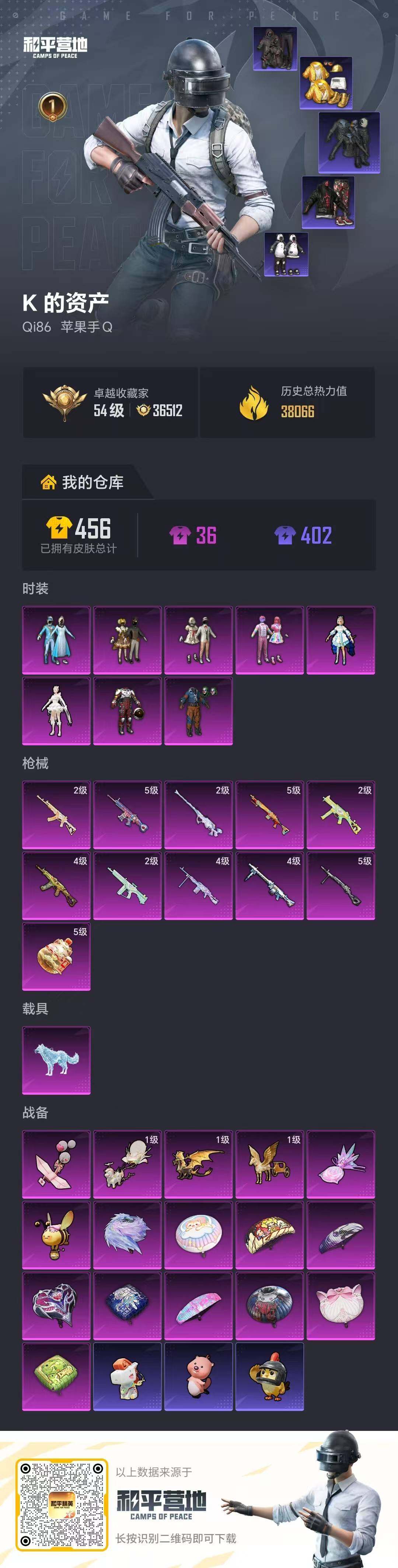 HPQM4154649和平精英账号详情图17