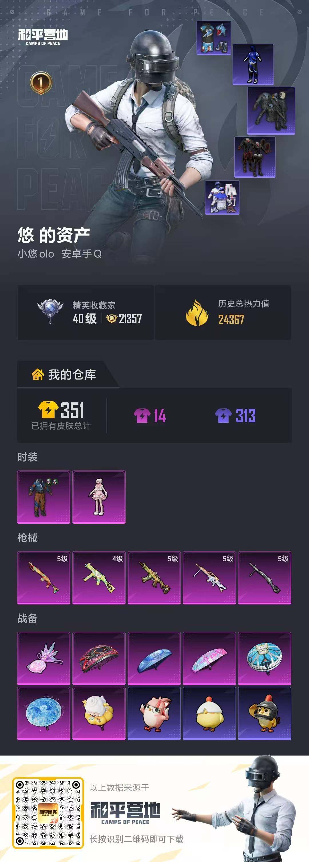 HPQM4154706和平精英账号详情图14