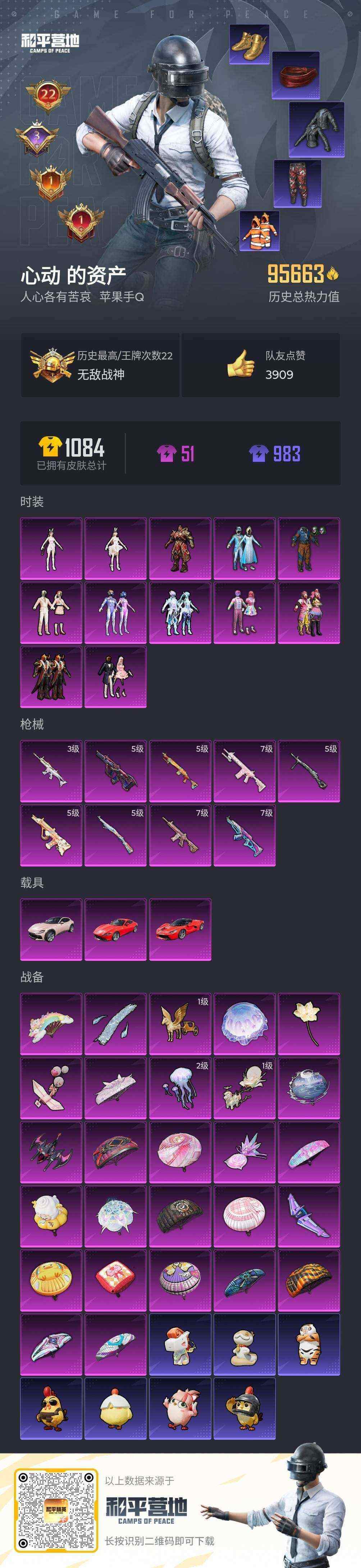 HPQM4155246和平精英账号详情图8