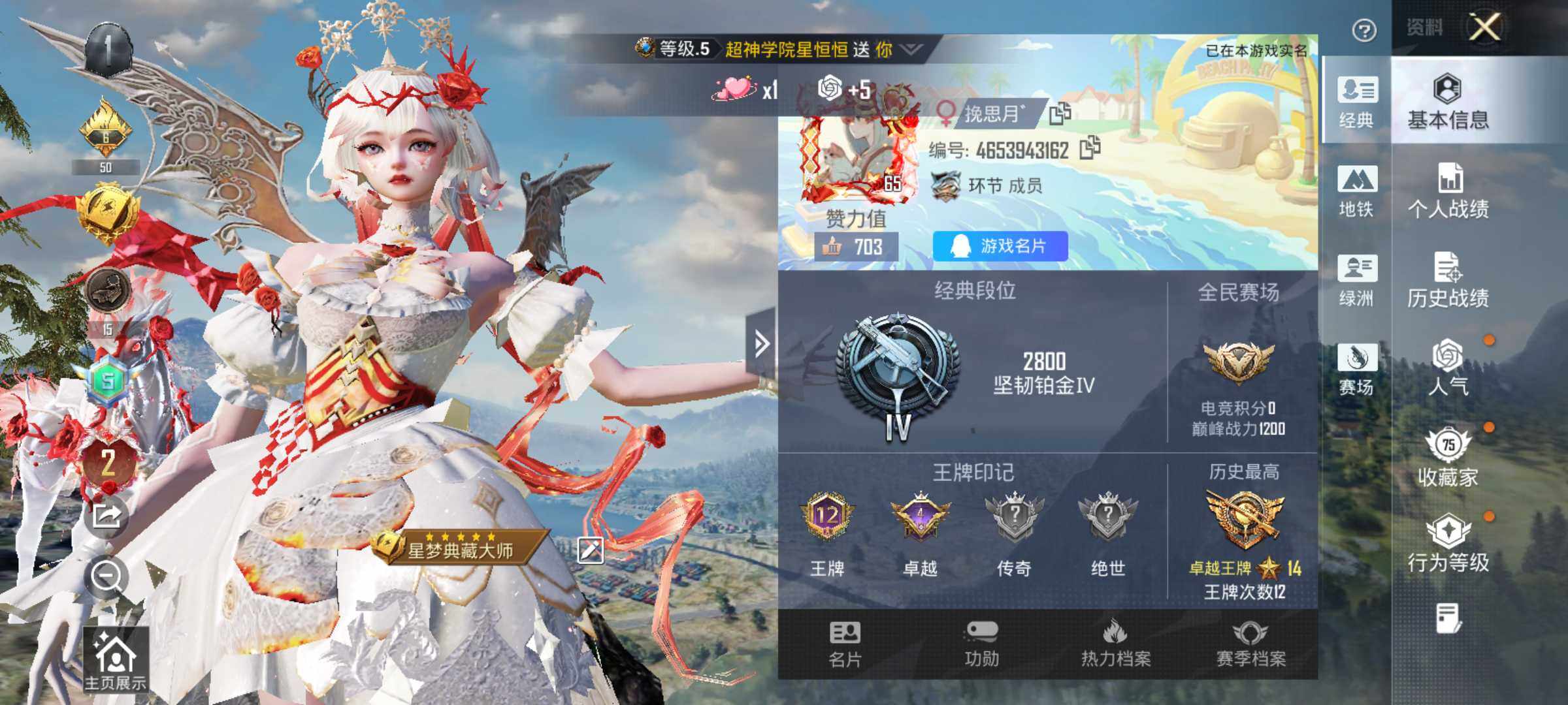 HPLX4155895和平精英账号详情图7