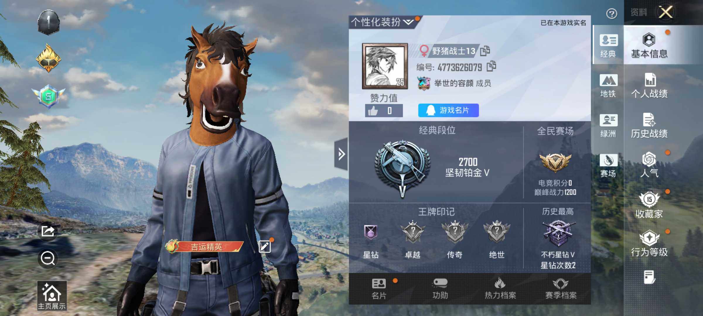 HPLX4157624和平精英账号详情图4