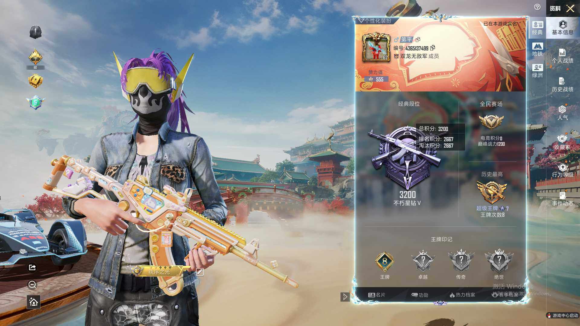 HPLX4156620和平精英账号详情图5