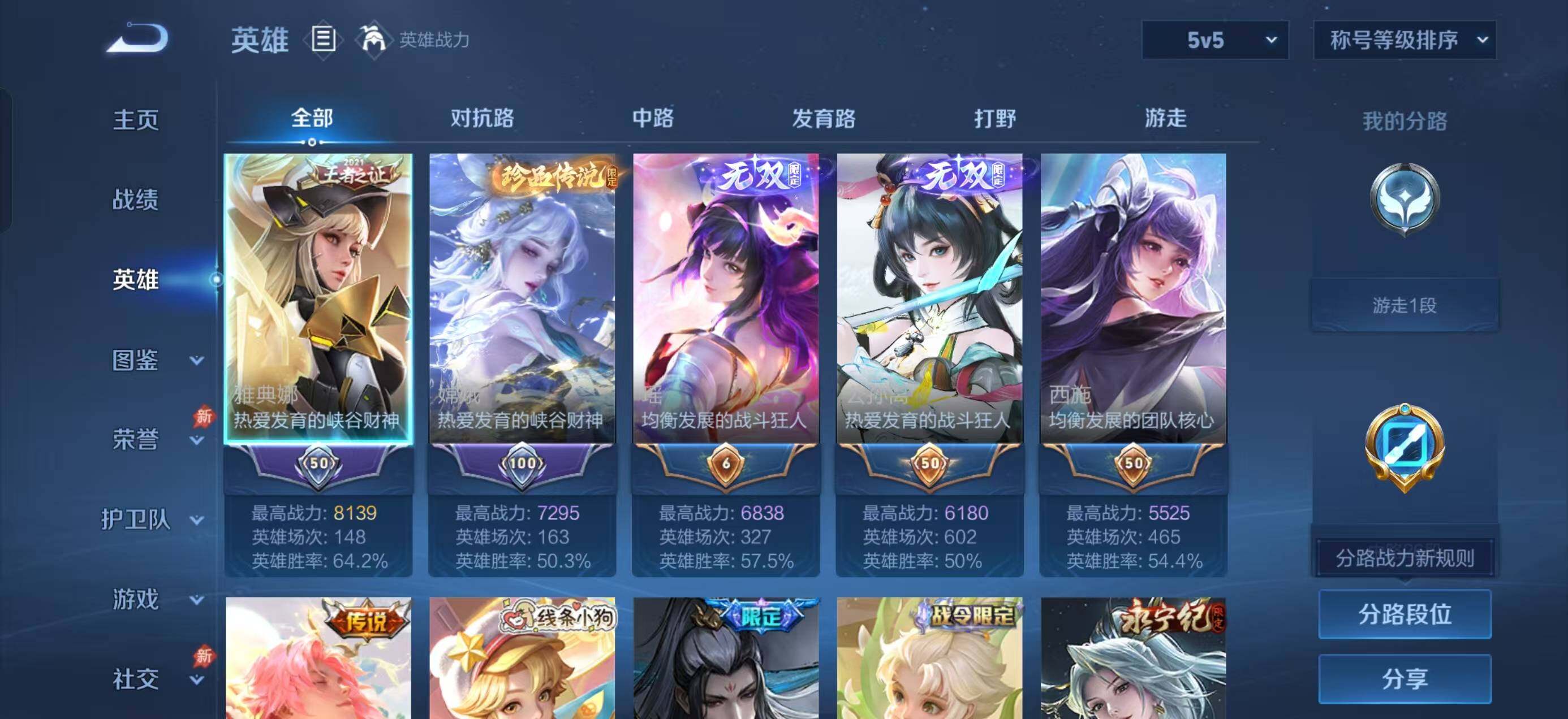 WZLX4277603王者荣耀账号详情图3