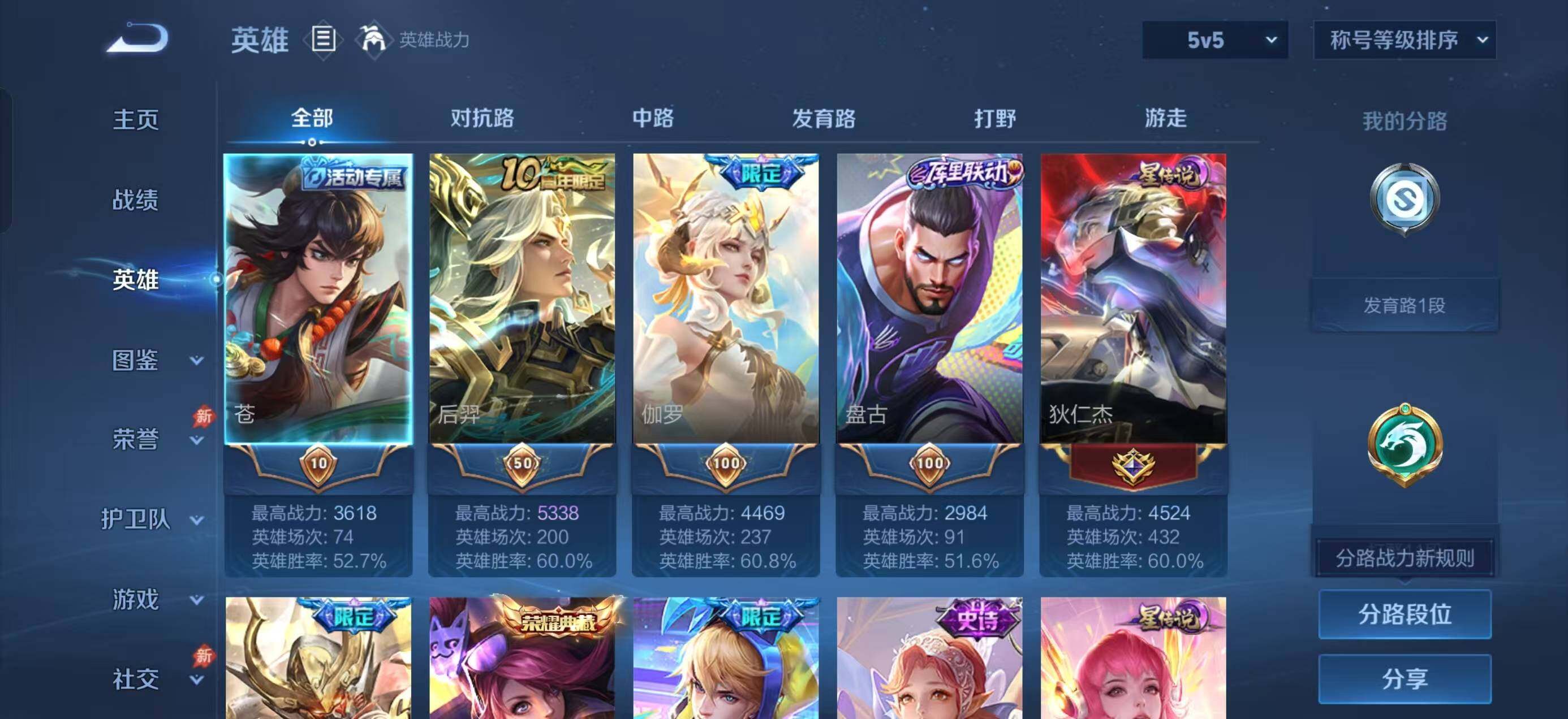 WZQM4277586王者荣耀账号详情图4