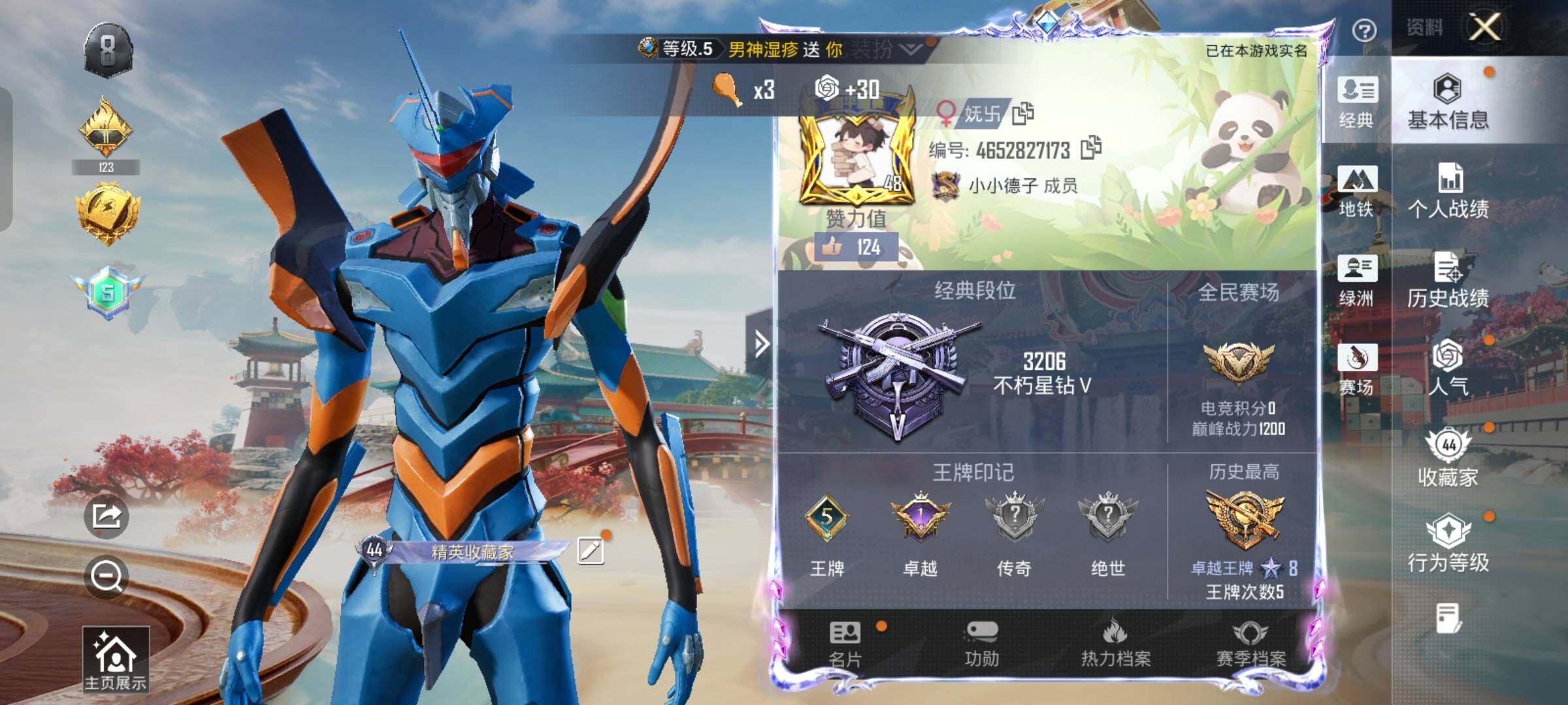 HPLX4160317和平精英账号详情图2