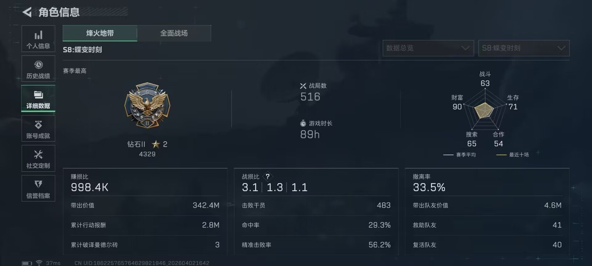 SJZEY487919三角洲行动账号详情图14