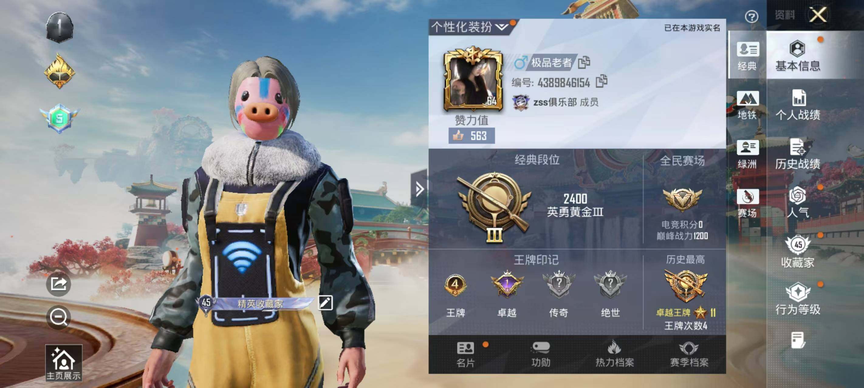 HPQM4156265和平精英账号详情图5