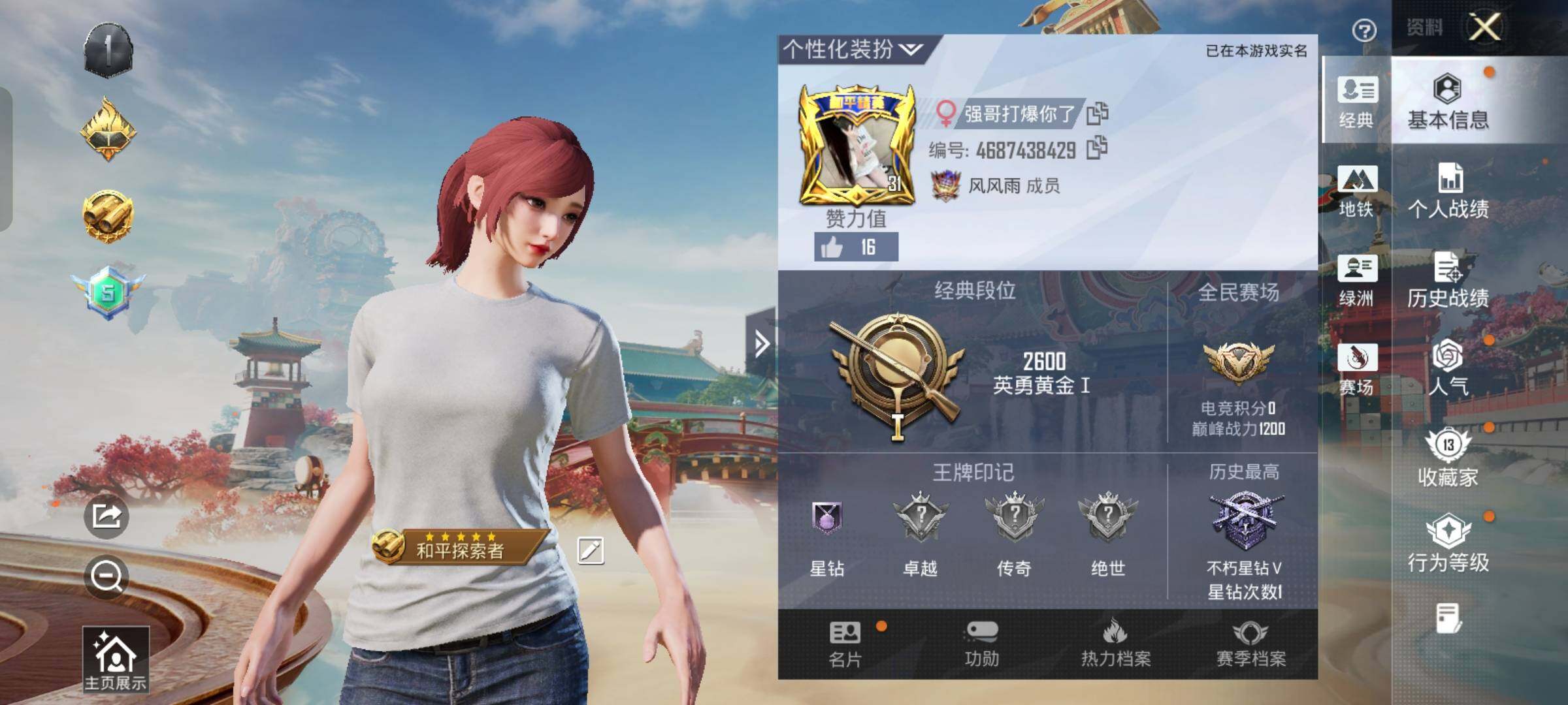 HPCMW4179439和平精英账号详情图2