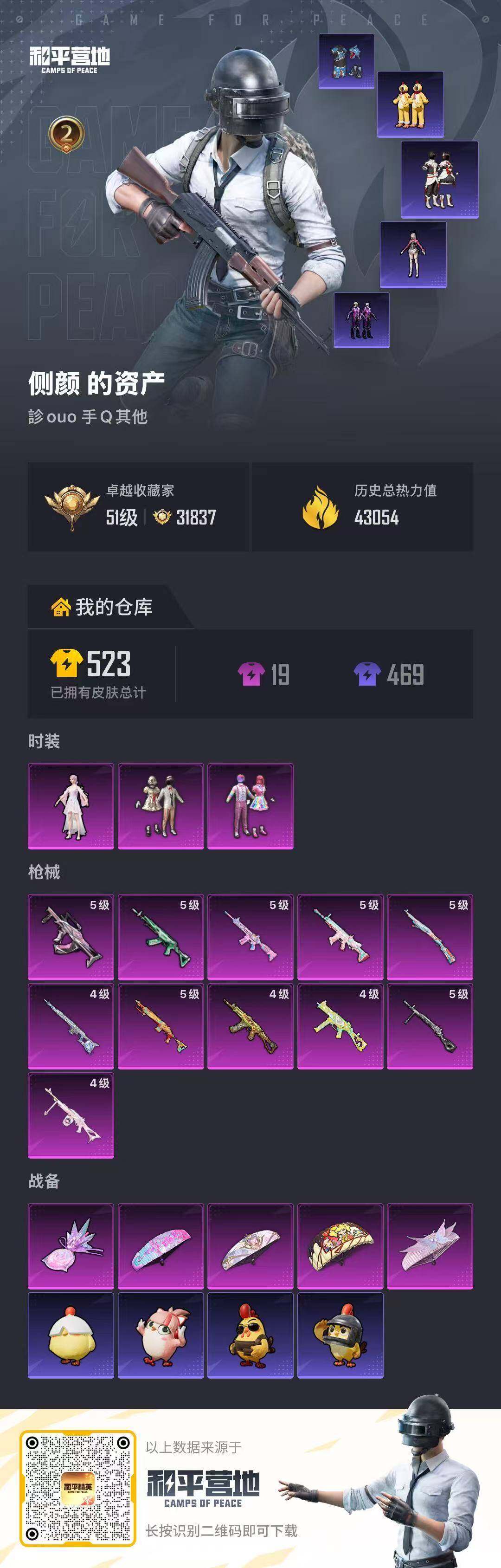 HPQM4156404和平精英账号详情图13