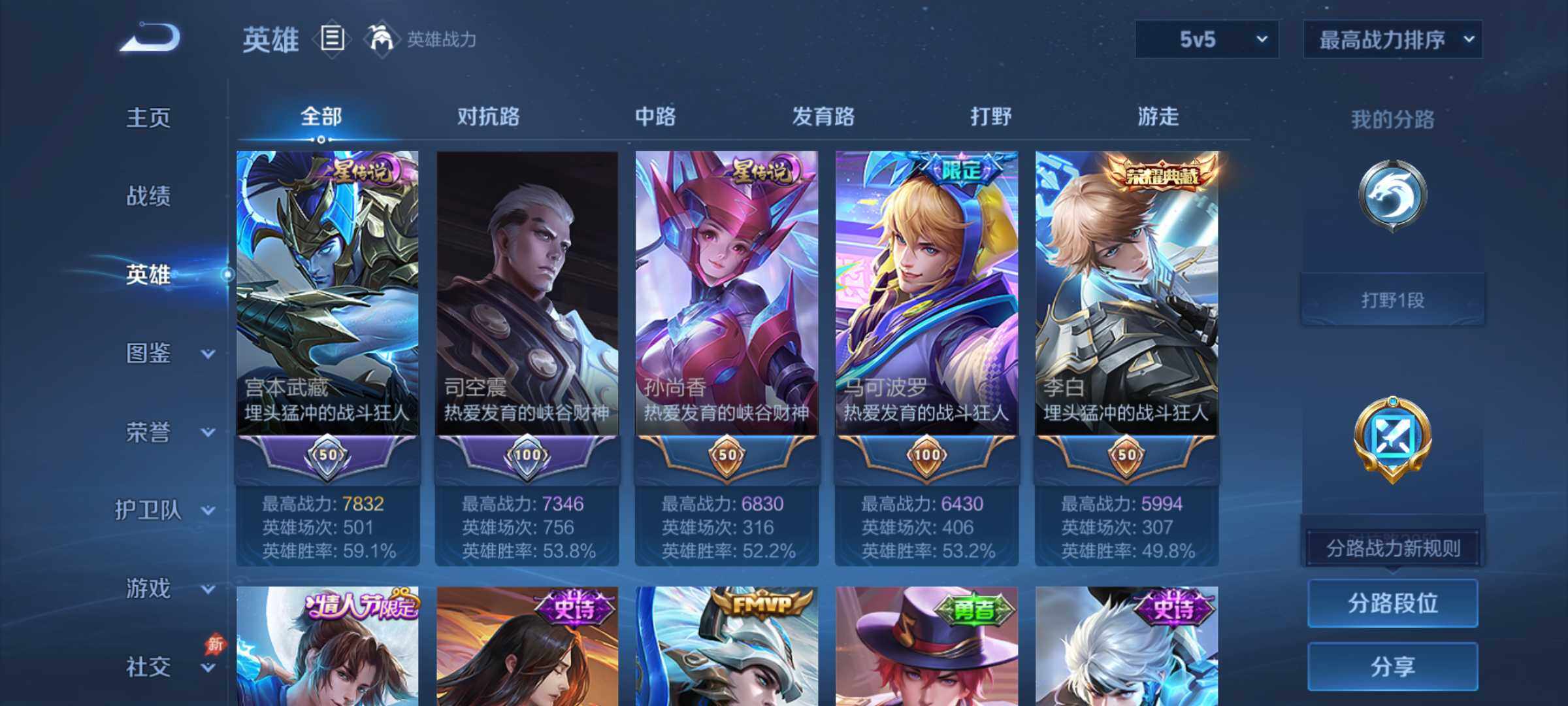 WZQM4300641王者荣耀账号详情图3