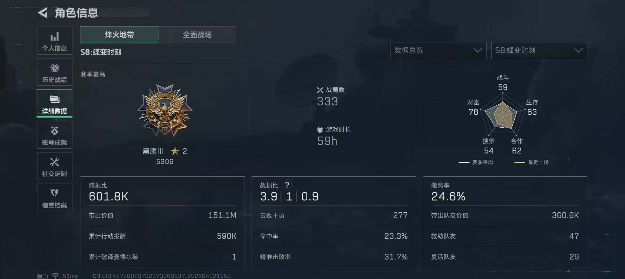 SJZEY487542三角洲行动账号详情图14