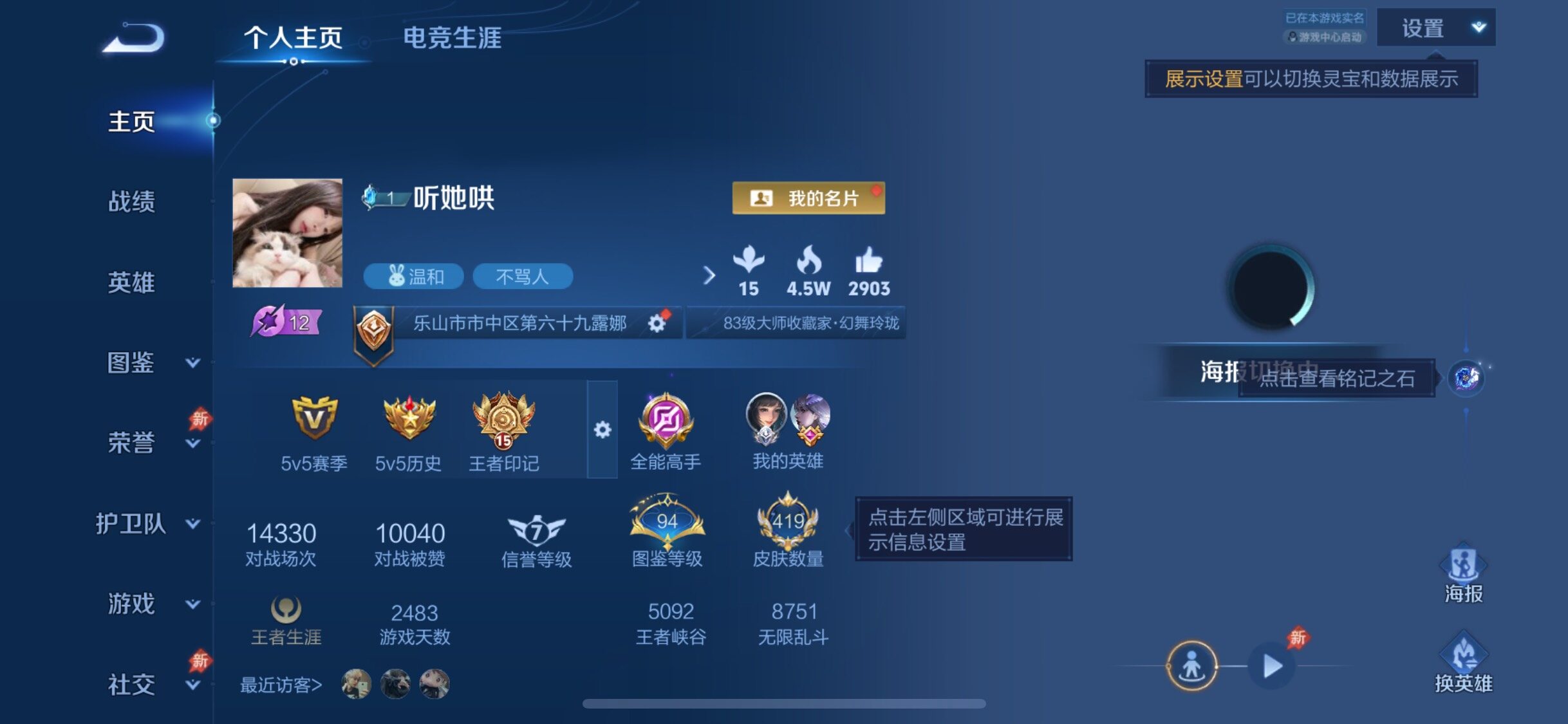 WZLX4281956王者荣耀账号详情图2