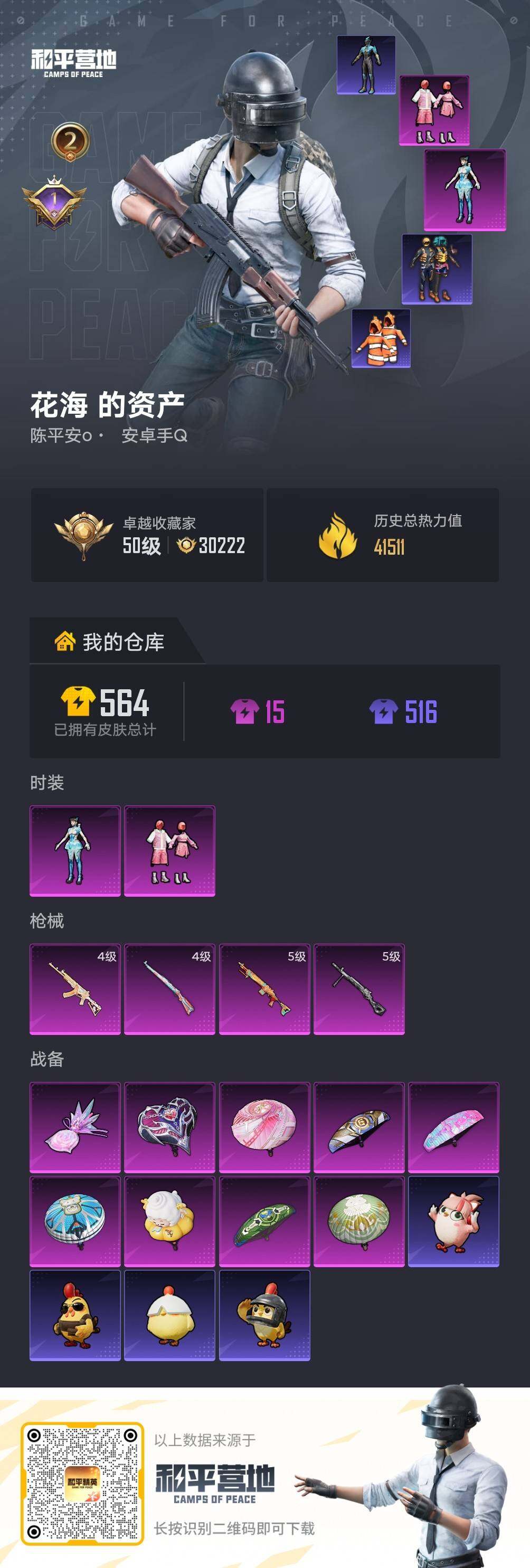 HPLE4158227和平精英账号详情图4