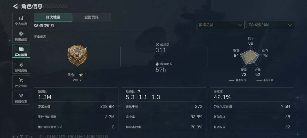 SJZEY487700三角洲行动账号详情图10