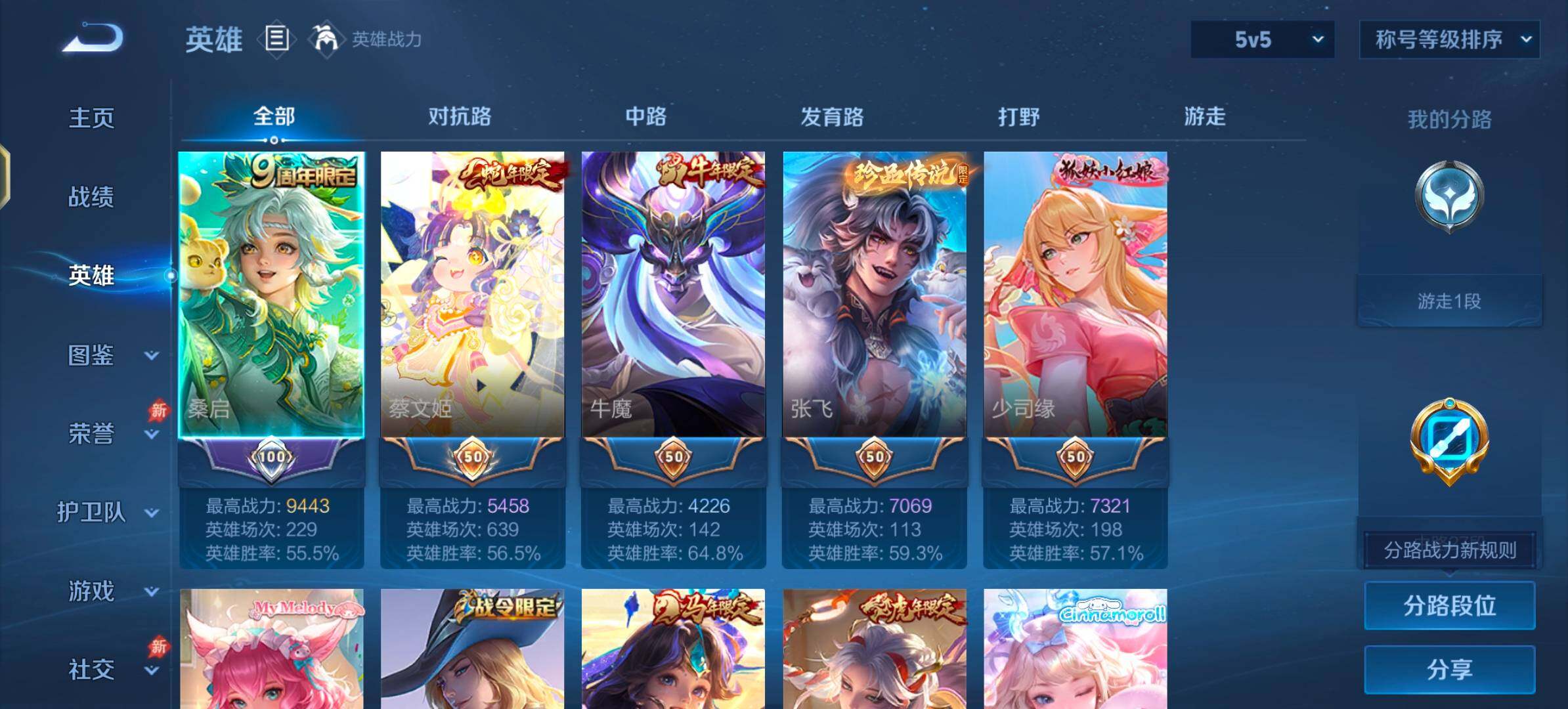 WZLX4282426王者荣耀账号详情图3 WZLX4282426王者荣耀账号详情图3