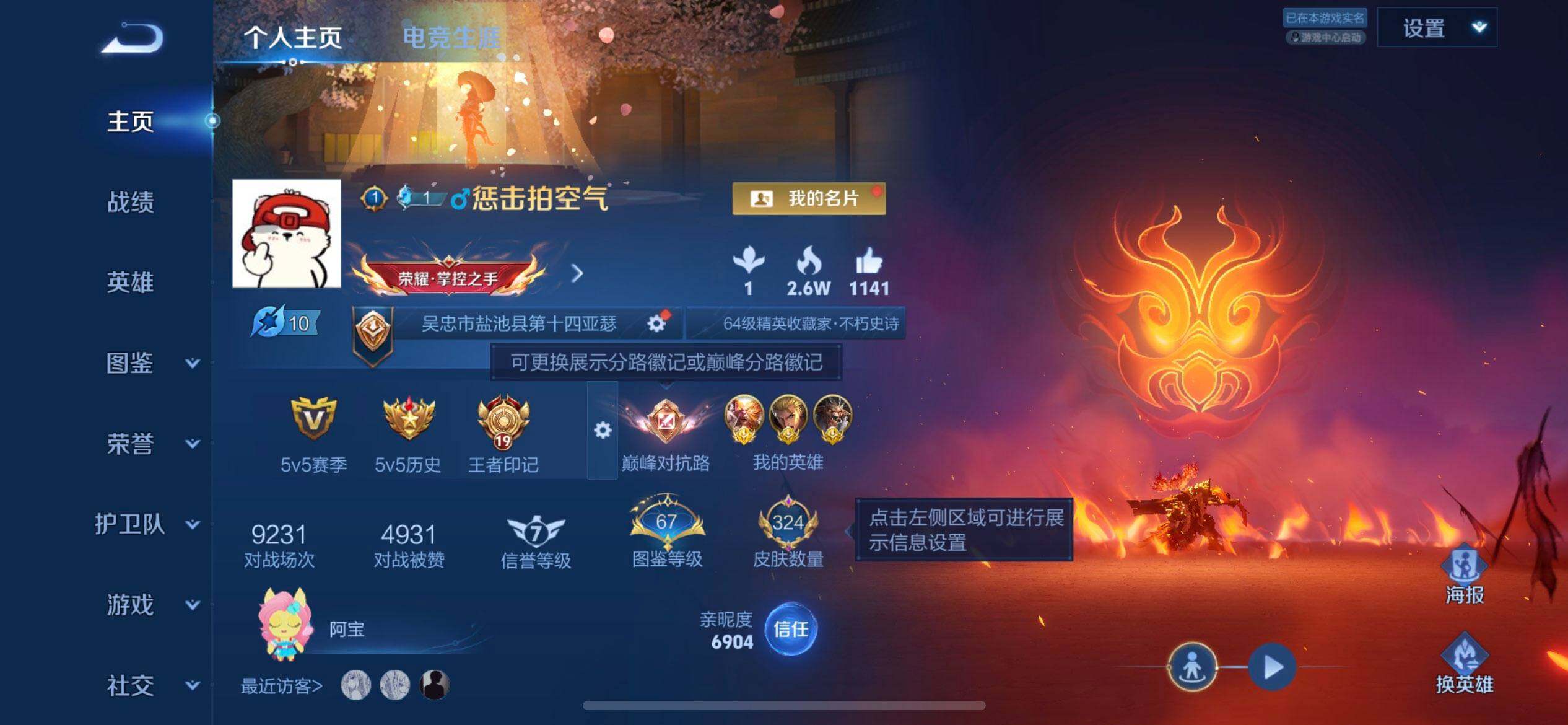 WZLX4281329王者荣耀账号详情图2